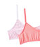 Lotto di 2 brassières per bambina bianco LOT