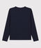 T-shirt La Regular scollo a V in cotone Donna blu SMOKING