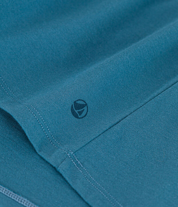 T-shirt LE DROIT scollo a V in cotone Donna blu