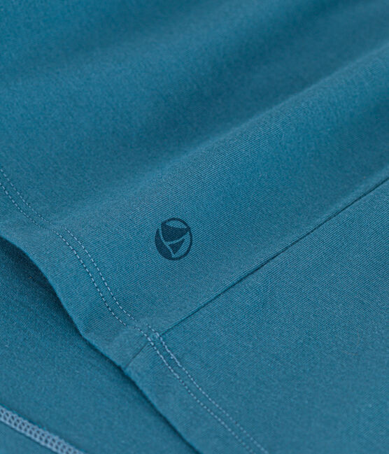 T-shirt LE DROIT scollo a V in cotone Donna blu POLOCHON