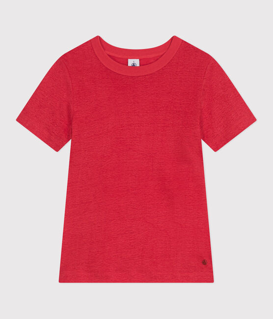 T-shirt a maniche corte in lino donna SPI