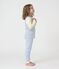 Pigiama in cotone a righe bambino blu/multicolore
