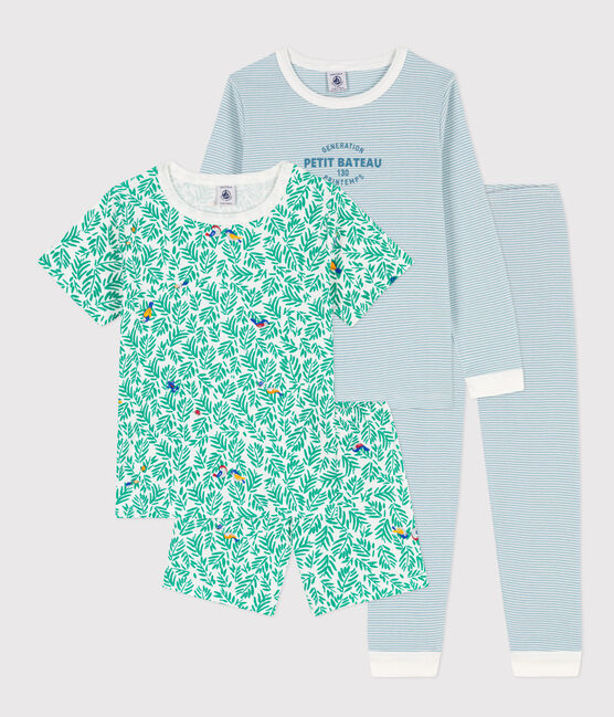Confezione da 2 pigiami/pigiami corti in cotone bambino variante 1