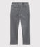Pantalone bambino in denim taglio regular grigio