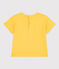 T-shirt a maniche corte in jersey leggero bebè giallo NECTAR