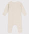 Tutina lunga bebè in maglia a costine beige MONTELIMAR CHINE