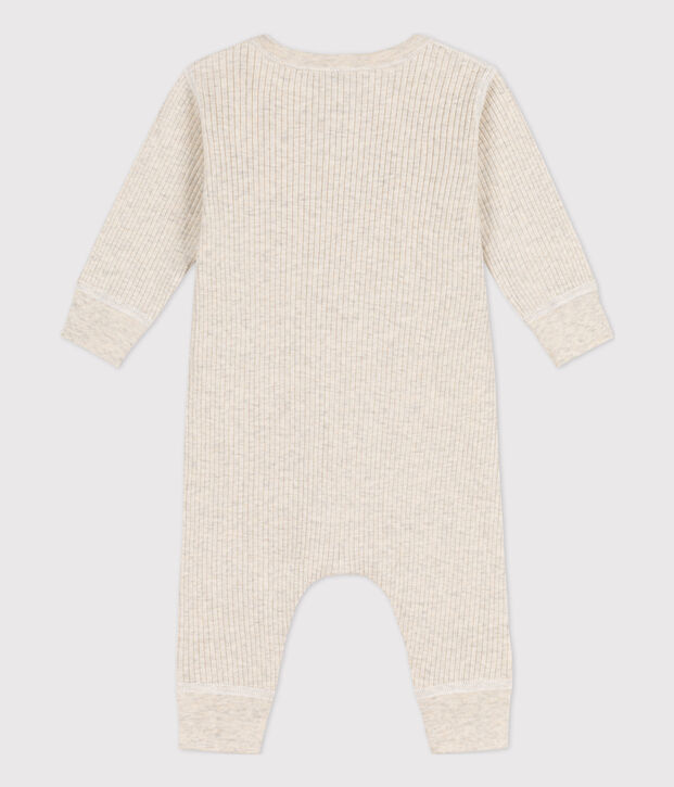 Tutina lunga beb&egrave; in maglia a costine MONTELIMAR CHINE