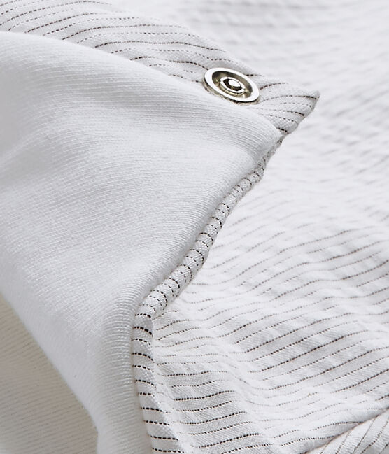 Coordinato per bebé maschio 2 pezzi bianco ECUME/beige BEIGE