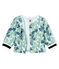 Cardigan in maglia fantasia neonata blu BOCAL/bianco MULTICO