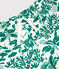 Shorts da mare riciclati con stampa bambino bianco MARSHMALLOW/verde GAZON