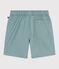 Bermuda corti in cotone tinta unita bambino verde PAUL