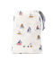 Set di 3 fasce bebè con motivo barche e motivo millerighe bianco MARSHMALLOW/blu MEDIEVAL/ MULTICO
