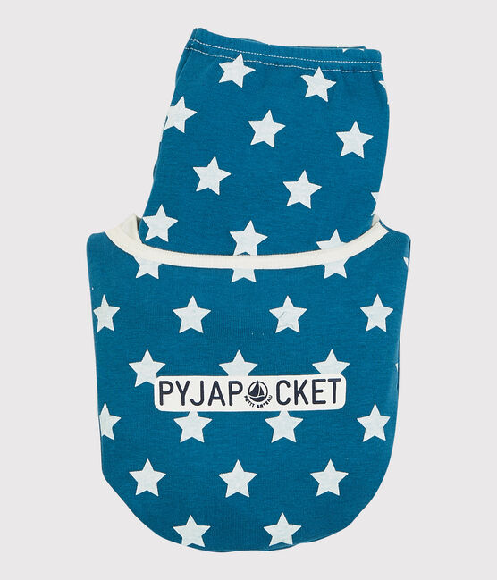 Pigiama bambina/bambino snugfit fantasia grafica in cotone biologico MALLARD/ ECUME