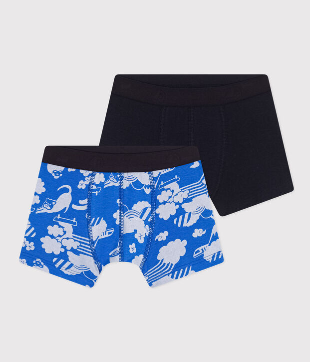 Confezione da 2 boxer in cotone bambino multicolore