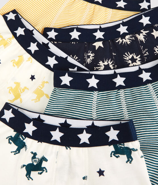 Confezione da 5 boxer bambino in cotone variante 1