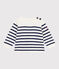 Maglione in stile marinaro in misto lana e cotone a righe neonato blu MARSHMALLOW/ SOIR