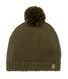 Cappello con pompon per bambina in misto lana