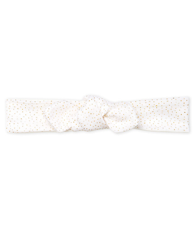Fascia bambina bianco/rosa