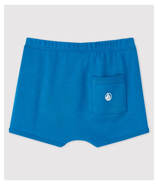 Shorts per  bebè in cotone blu MYKONOS