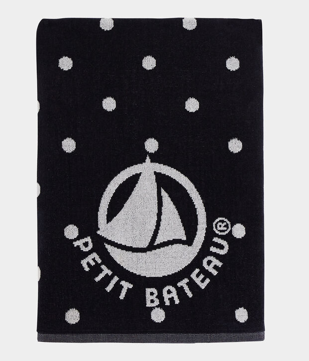 Telo mare blu/bianco