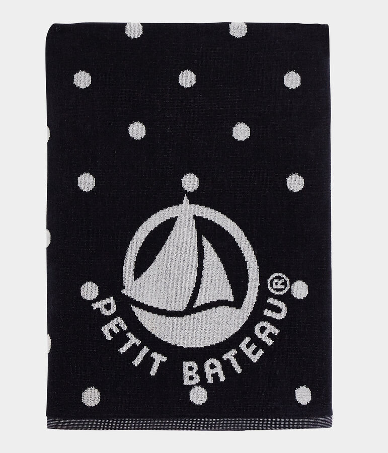 Telo mare blu/bianco