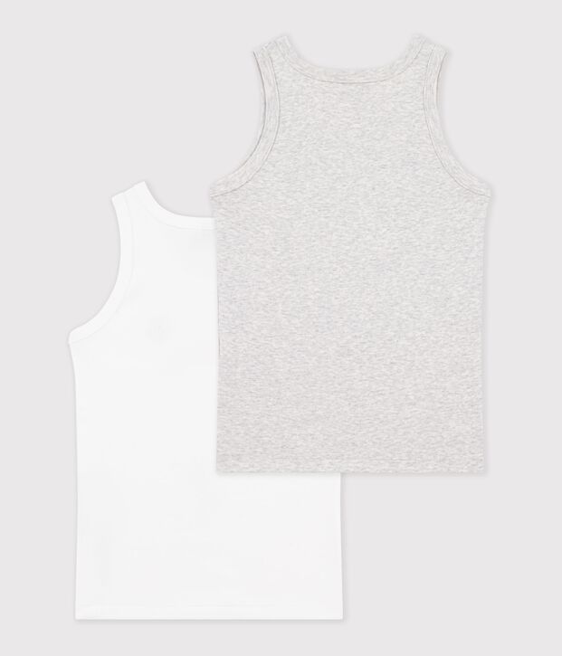 Lot de 2 d&eacute;bardeurs en coton multicolore