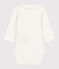 Body con colletto ricamato bebè in cotone biologico bianco MARSHMALLOW