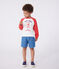 Felpa in cotone stampato bambino rosso MARSHMALLOW/ SPI