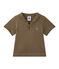 T-shirt bebè bambino maniche corte marrone SHITAKE