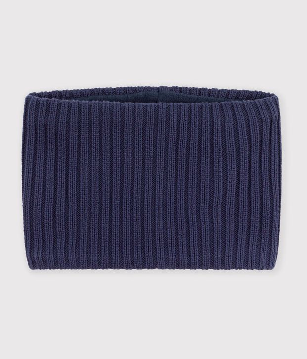 Snood in maglia tinta unita foderata in pile bambino SMOKING