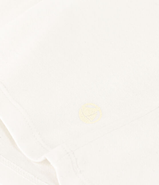 T-shirt LE DROIT scollo a V in cotone Donna bianco ECUME