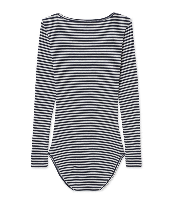 Body donna a righe Colette blu SMOKING/grigio BELUGA
