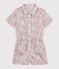 Tutina corta in cotone bambino blu/multicolore