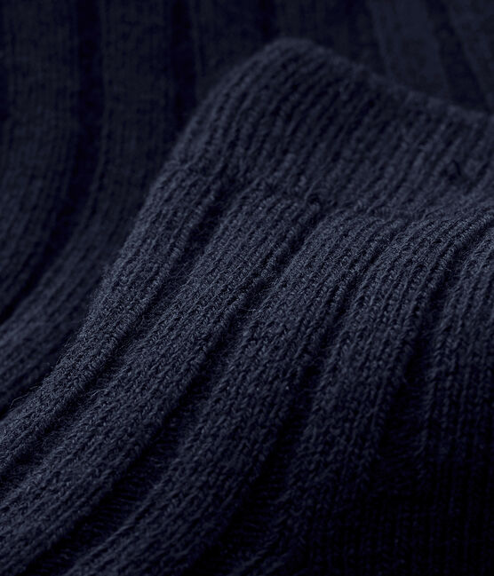 Calzini a costine bebè unisex blu SMOKING