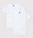 Confezione da 2 t-shirt manica corta bianche bambino