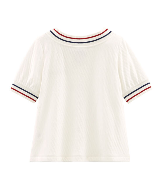 Top bambina bianco MARSHMALLOW