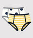 Confezione da 2 slip vita alta in cotone Donna