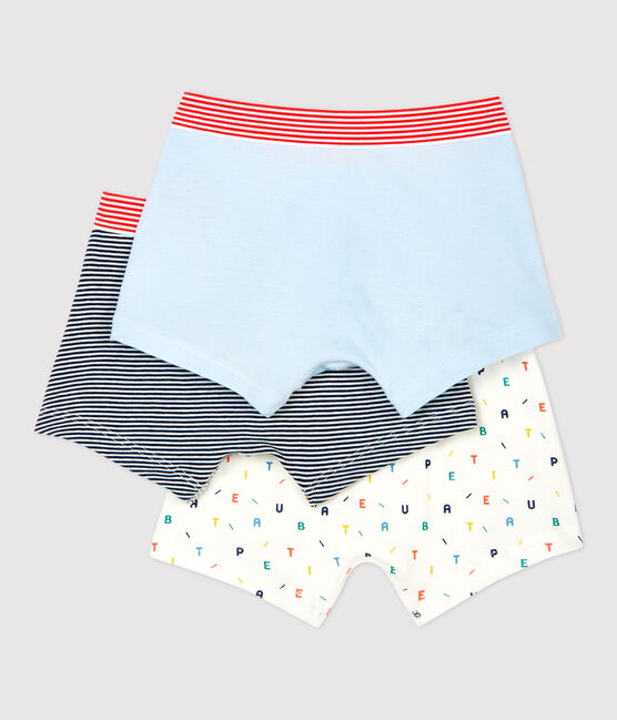Confezione da 3 boxer bambino in cotone biologico variante 1