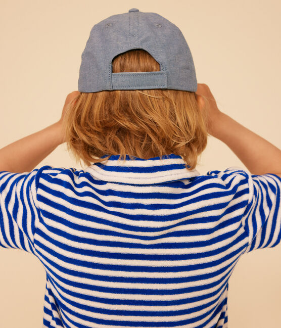 Cappellino in denim celeste bambino DENIM TRES CLAIR