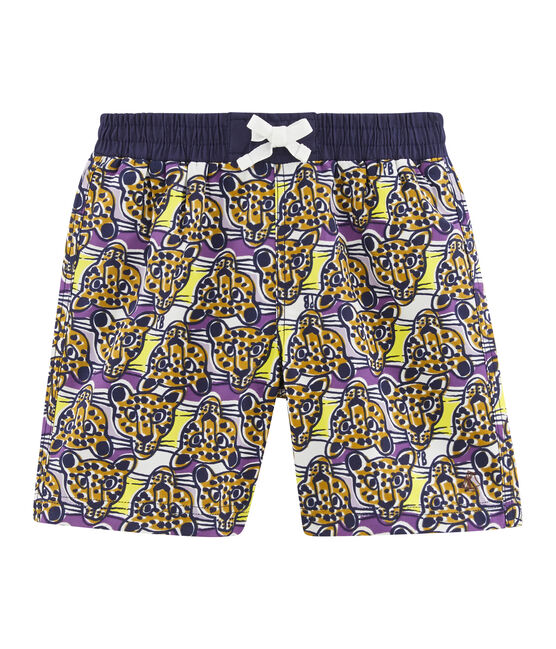 Shorts mare stampati bambino bianco MARSHMALLOW/bianco MULTICO