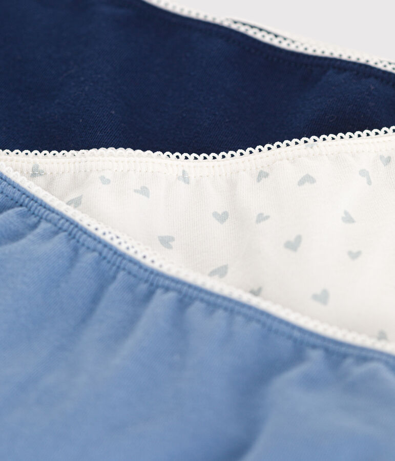 Set di 3 shorty in cotone ed elastan bambino multicolore