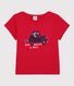 T-shirt a maniche corte in cotone bio bambina