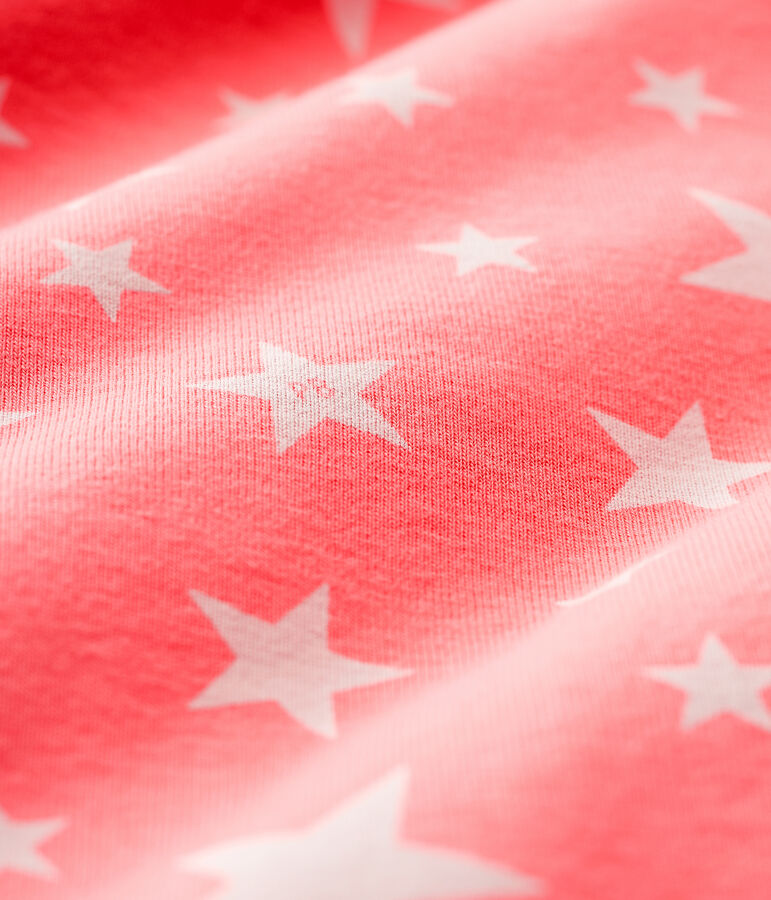 Sacco nanna a stelle beb&egrave; in cotone arancione/bianco