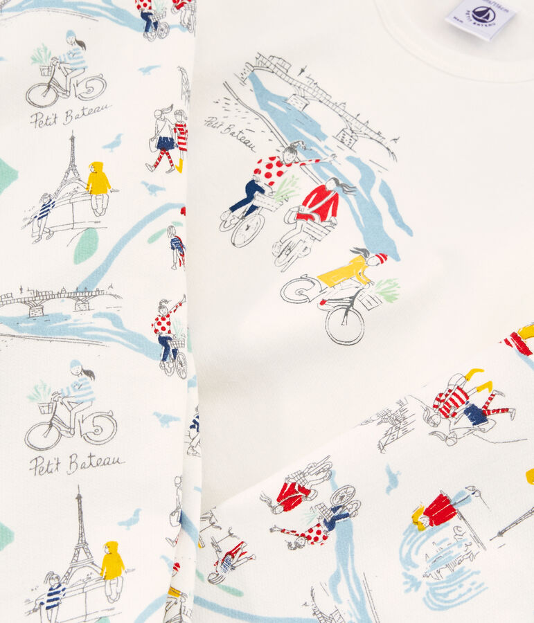 Pigiama per bambina bianco MARSHMALLOW/bianco MULTICO