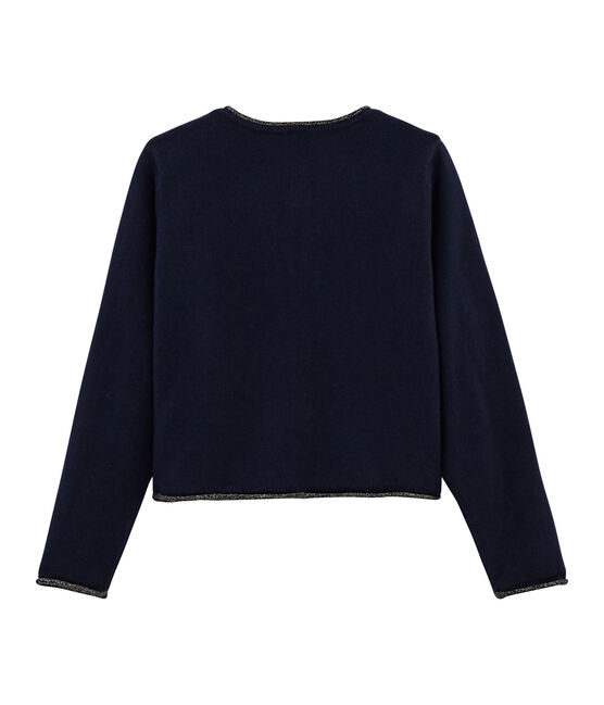 Cardigan tricot bambina blu SMOKING
