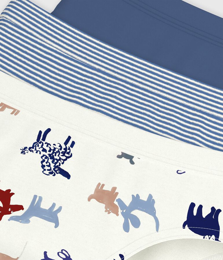 Set di slip in cotone con cani stampati bambino multicolore