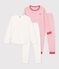 Set di pigiami in cotone fantasia bambino multicolore