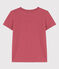 T-shirt LE DROIT girocollo in cotone donna rosa PAPI