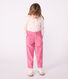 Pantaloni in velluto tinta unita bambina