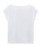 T-shirt manica corta in cotone Sea Island donna bianco ECUME